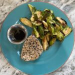 A delicious, quick, lean, high protein flavor party in my face  

Rare sesame cr…