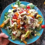 Because I’ve been neglecting you all, here is a gorgeous Greek salad I made the …