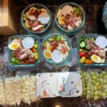 Breakfast, lunches, and snacks for the first week of school are prepped! 

Break…