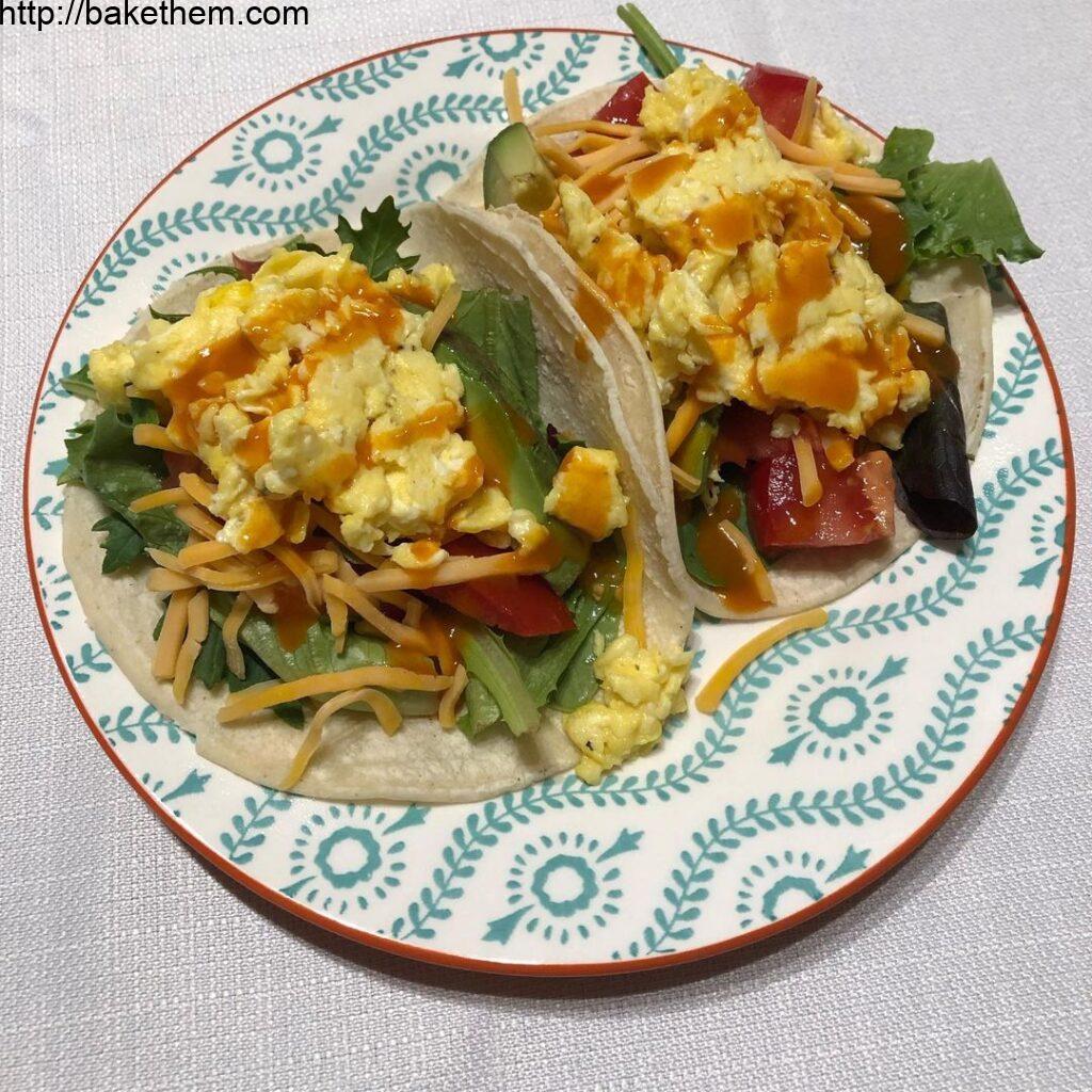 Breakfast tacos hit the spot this morning! Scrapped these together from whatever…