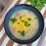 Cheeseburger soup from  
Since spring decided to press pause on us here in centr…