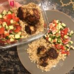 Chicken kofta meatballs from the  meal prep cookbook! Yummy, light, and made eno…