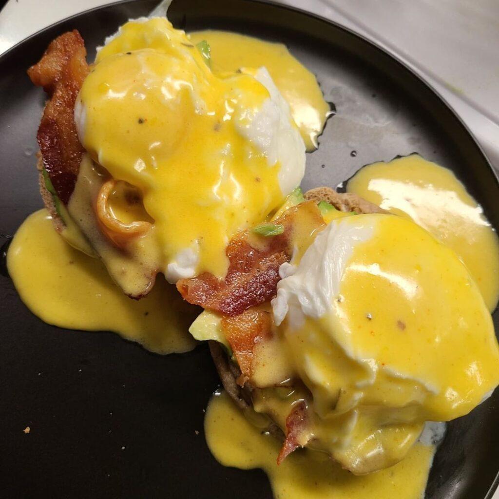 Eggs Benedict, my old friend. 

The first time I had eggs Benedict was on my hon…