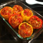 Free-styled some whole30 stuffed peppers for dinner and lunch prep this week, an…