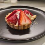 I made my first ever tart and they turned out so good!! 

Strawberry and Meyer l…