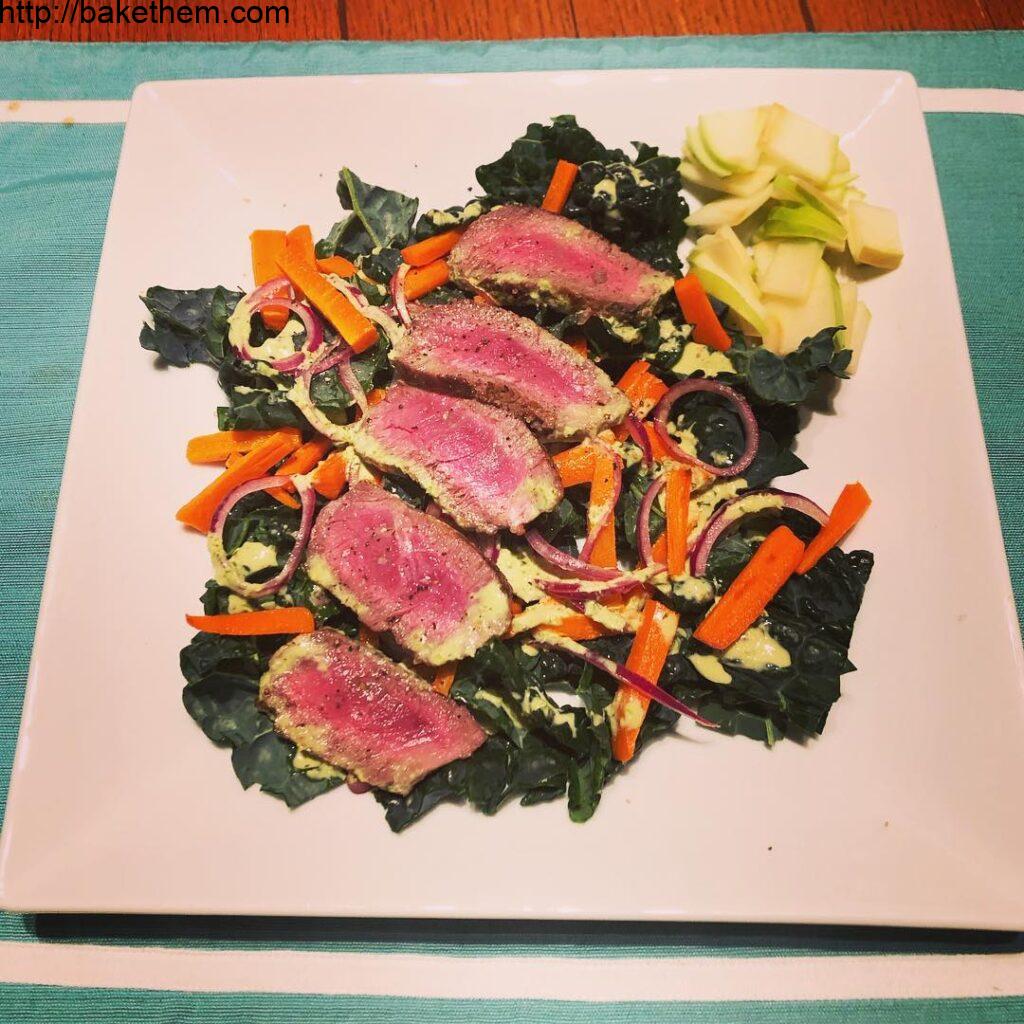 I’m not trying to be dramatic, but this green goddess steak salad from  might be…