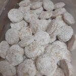 Lemon flattened snowball cookies 

My sister and I tried a new recipe this year….