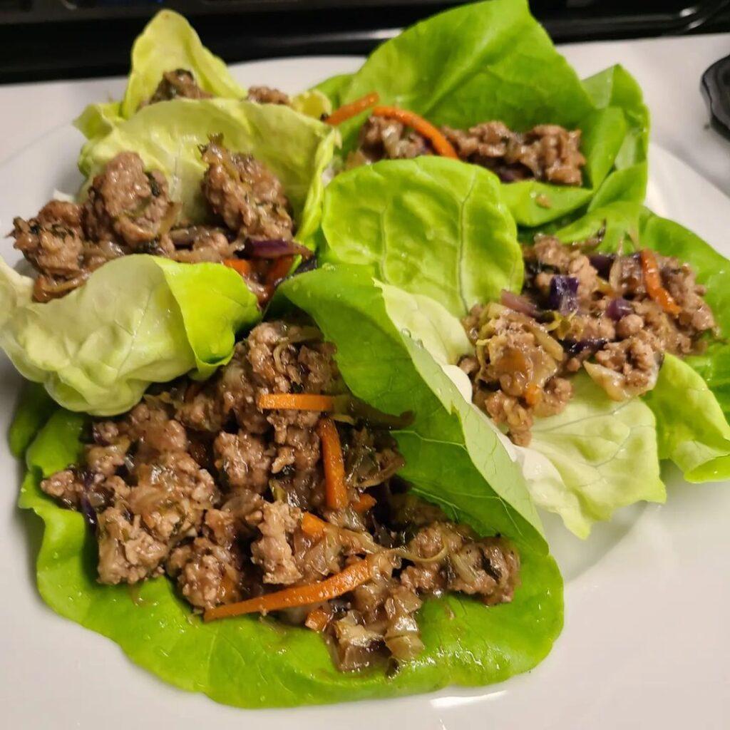 Lettuce wraps 

Seriously one of the easiest dinners I’ve made. I a filling simi…