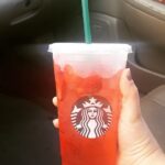 My favorite go-to summer Starbucks drink, Strawberry Açai Refresher  caffeinated…