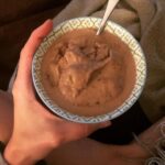 No-churn chocolate peanut butter “nice cream” for the win! As an ice cream lover…
