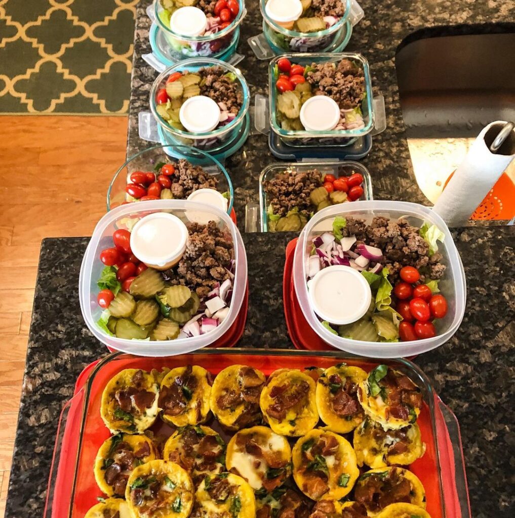 Obligatory “look how proud I am of my meal prep!” photo. (I may have had to stan…