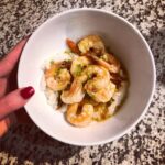 Paleo shrimp and “grits” with a cajun ghee sauce rocked my  tonight! It scored m…