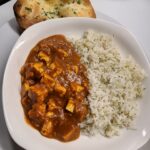 Paneer tikka Masala with buttered garlic and cilantro pita bread 

I bought the …