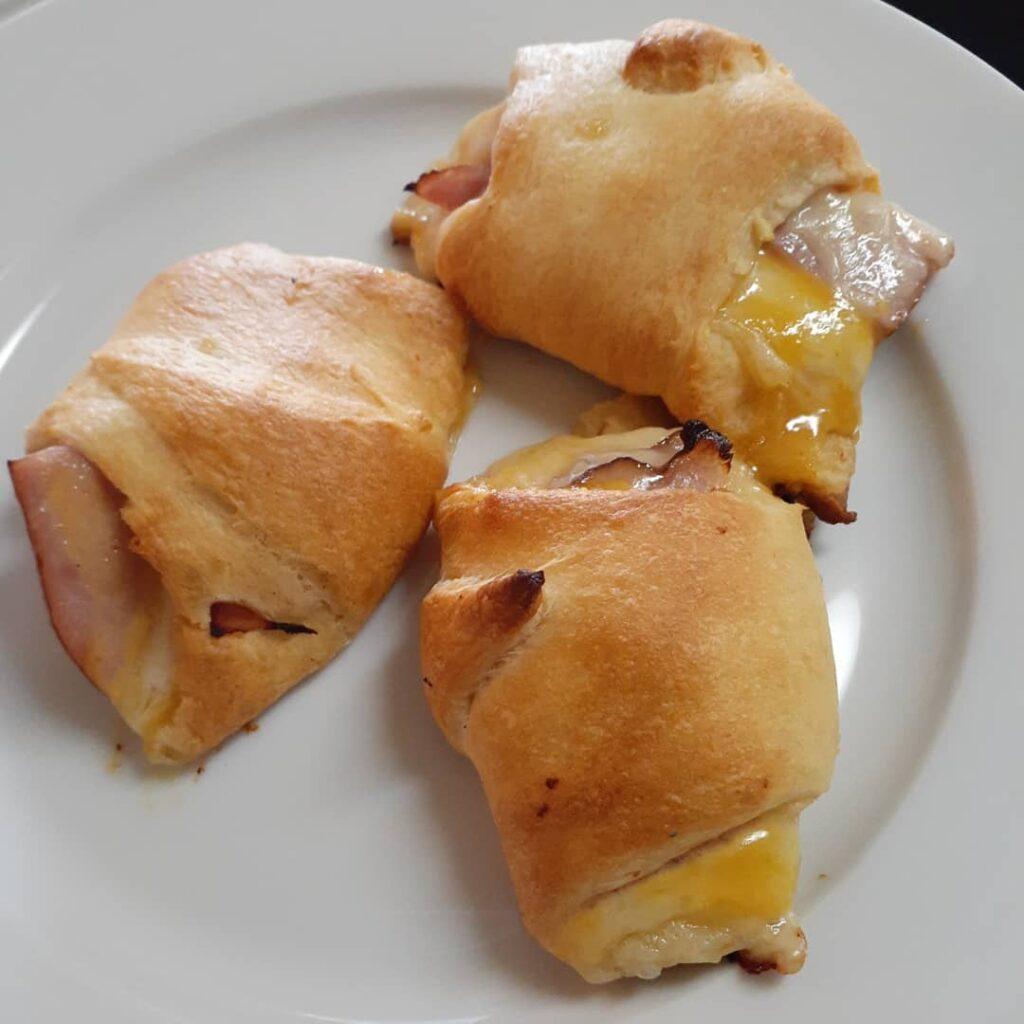 Quick ham and cheese roll ups 

Purchased Easter ham I forgot to use, swiss chee…