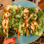 Shrimp lettuce wraps with the yummiest 2-ingredient peanut sauce! I used  recipe…