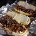Smoked tri tip sandwiches with sauteed mushrooms and onions 

My husband request…