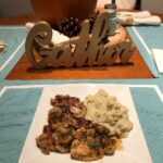 So this garlic mushroom herb chicken over mashed potatoes HIT. THE. SPOT. I thin…