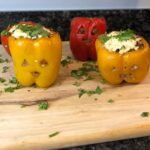 SpoOooOooKy stuffed peppers! Festive and delish. (Thanks for the inspiration   …