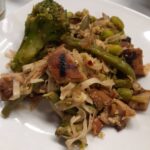 Sweet soy garlic low calorie stir fry 

I used two packages of the “zero calorie…