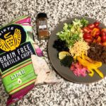 Taco bowl Thursday   Grass fed ground beef seasoned with  taco seasoning, grille…