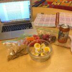 What lunch looks like when you’re a teacher in grad school trying to lesson plan…