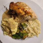 Winner winner chicken dinner 

I had to make the brussle sprouts tonight, but ha…